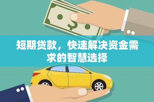 鱼台短期贷款，快速解决资金需求的智慧选择
