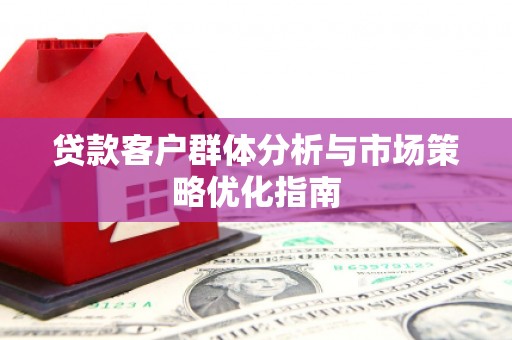 鱼台贷款客户群体分析与市场策略优化指南