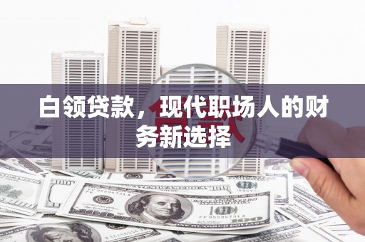 鱼台白领贷款，现代职场人的财务新选择