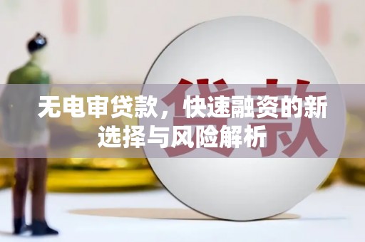 鱼台无电审贷款，快速融资的新选择与风险解析