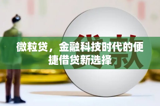 鱼台微粒贷，金融科技时代的便捷借贷新选择