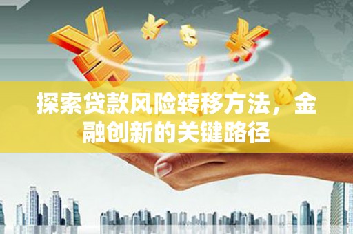 鱼台探索贷款风险转移方法，金融创新的关键路径