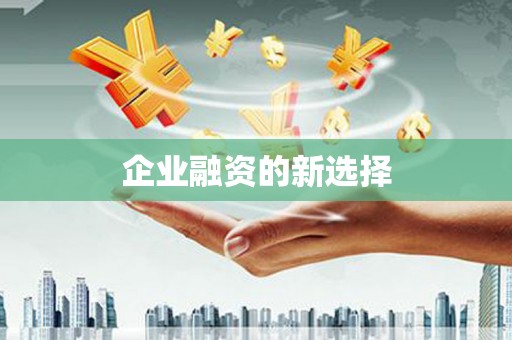 鱼台企业融资的新选择
